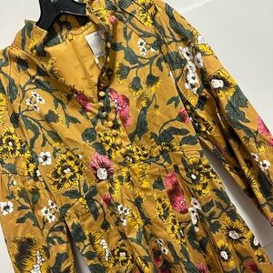 C/MEO Collective Yellow Floral Dress